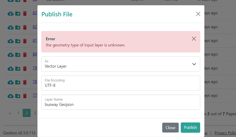 خطای مشخص نبودن نوع عارضه در GeoJSON