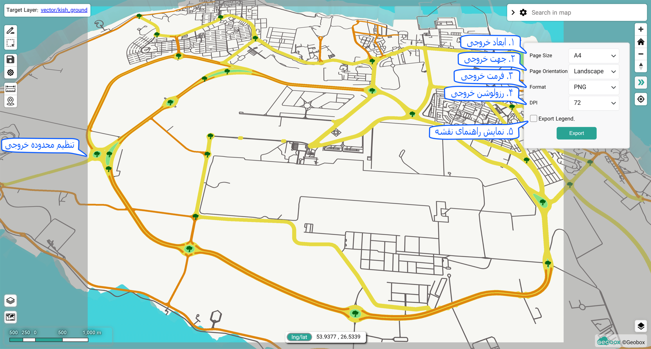 print map