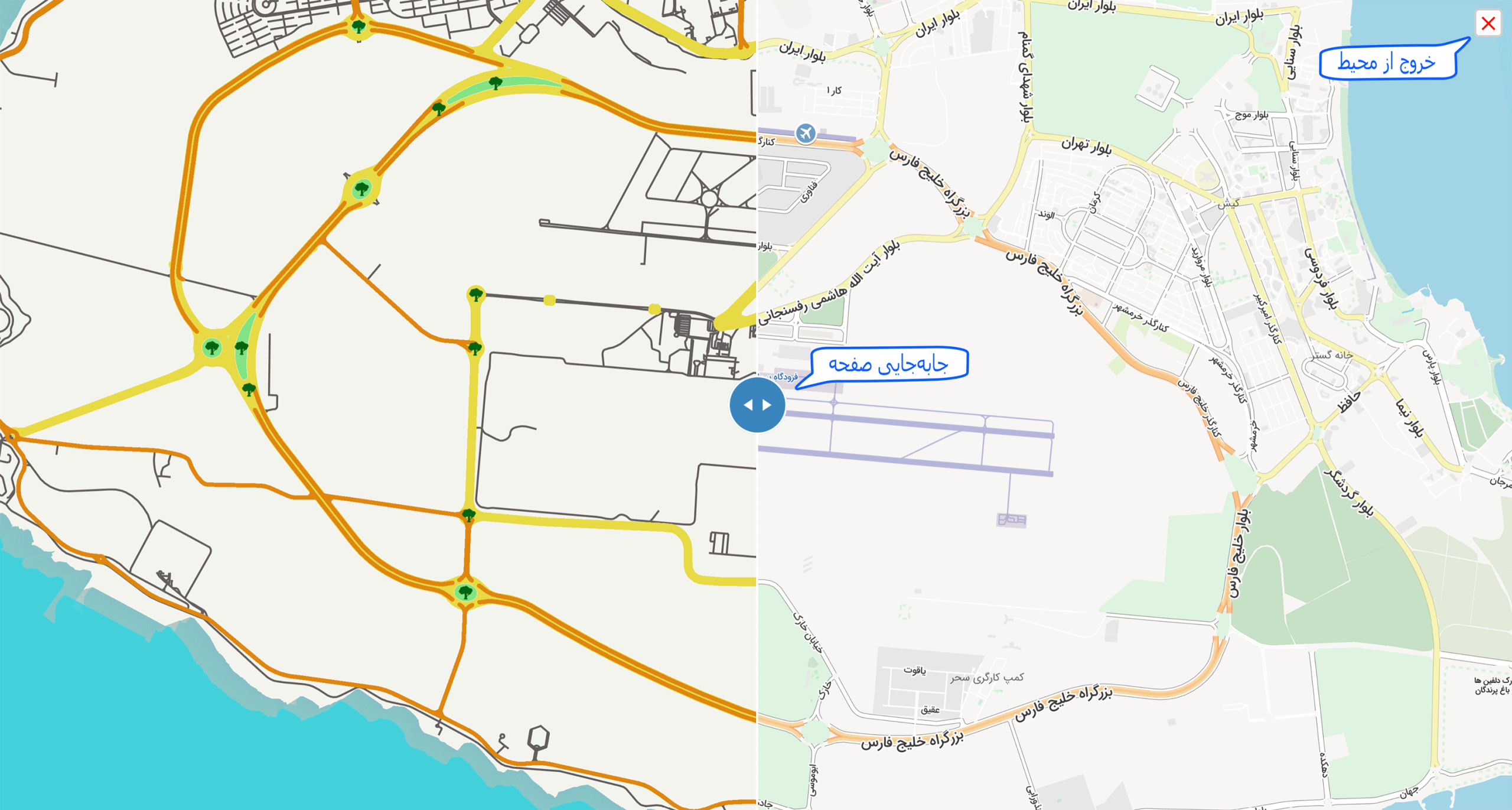compare map