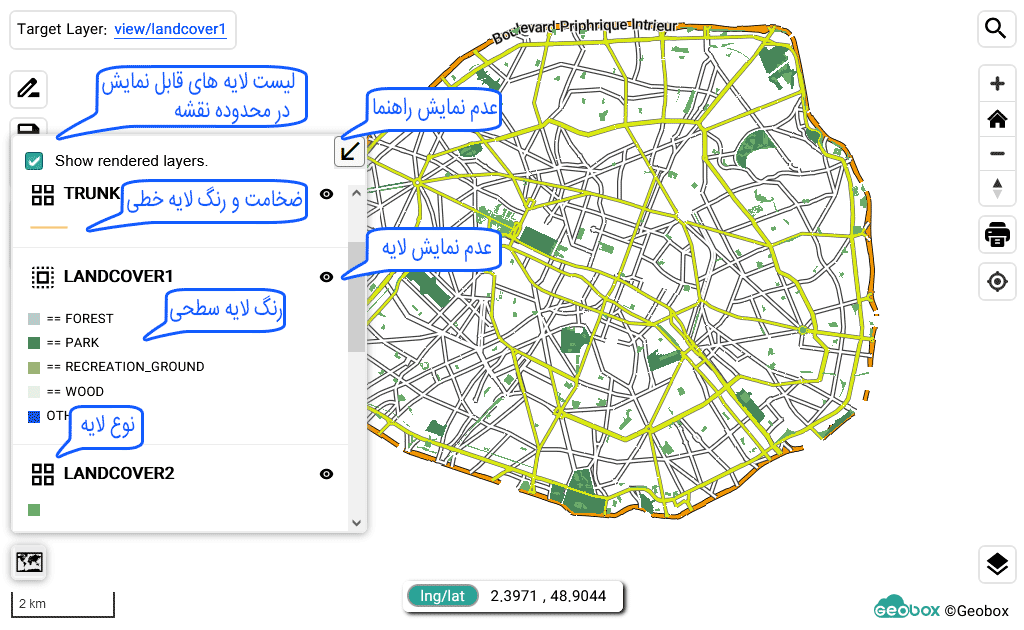 legend map