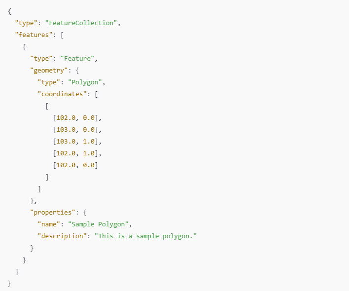 فرمت geojson