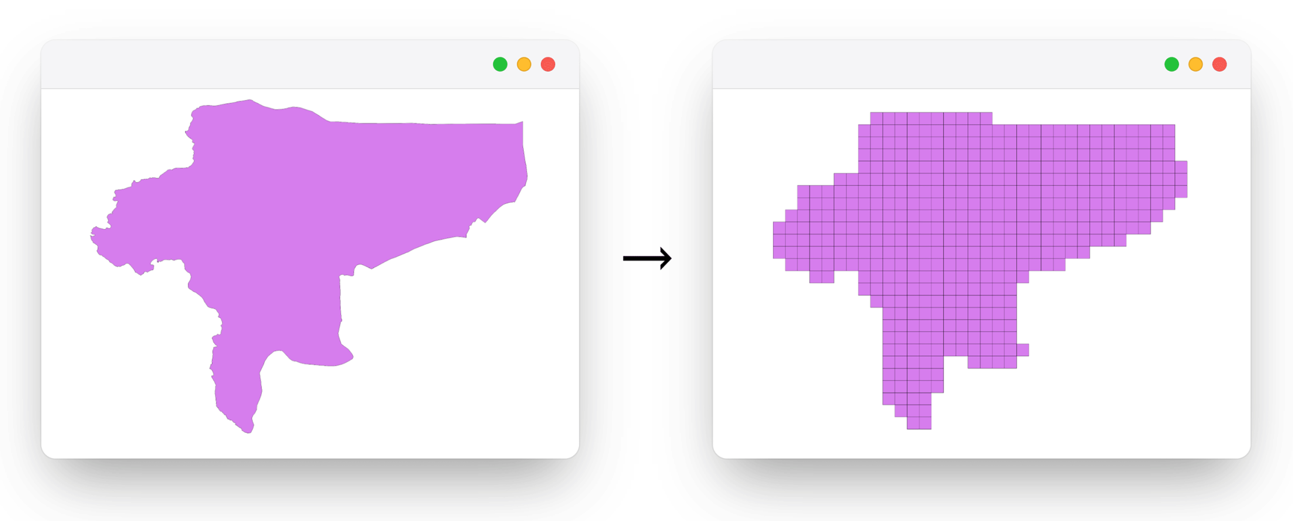 تحلیل برداری Square Grid