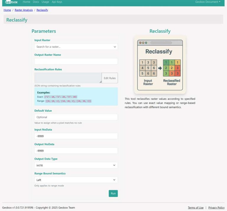 ابزار Reclassify