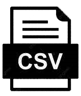 CSV fomat data